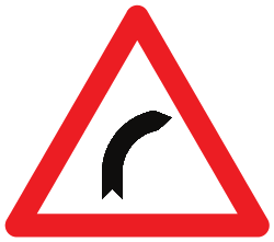 Virage dangereux à droite