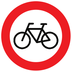 Accès interdit aux cycles