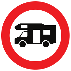 Accès interdit aux autocaravanes