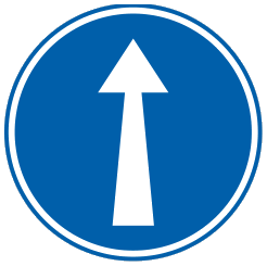 Obligation pour les conducteurs de suivre, au carrefour, la direction indiquée par la flèche