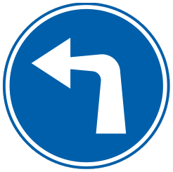 Obligation pour les conducteurs de suivre, au carrefour, la direction indiquée par la flèche