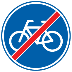 Fin de piste cyclable