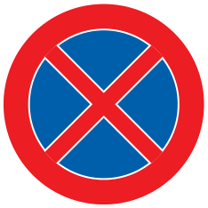 Arrêt et stationnement interdits