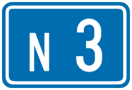 Numéro d’une route ordinaire