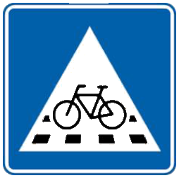 Passage pour cyclistes et conducteurs de cyclomoteurs à deux roues