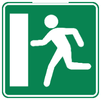 Indication d’une issue de secours
