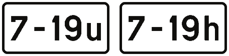 De 7h à 19h