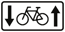 Cyclistes dans les deux