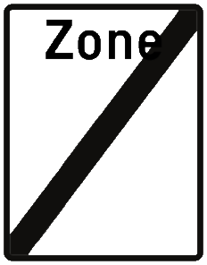 Fin d’une zone aéroportuaire